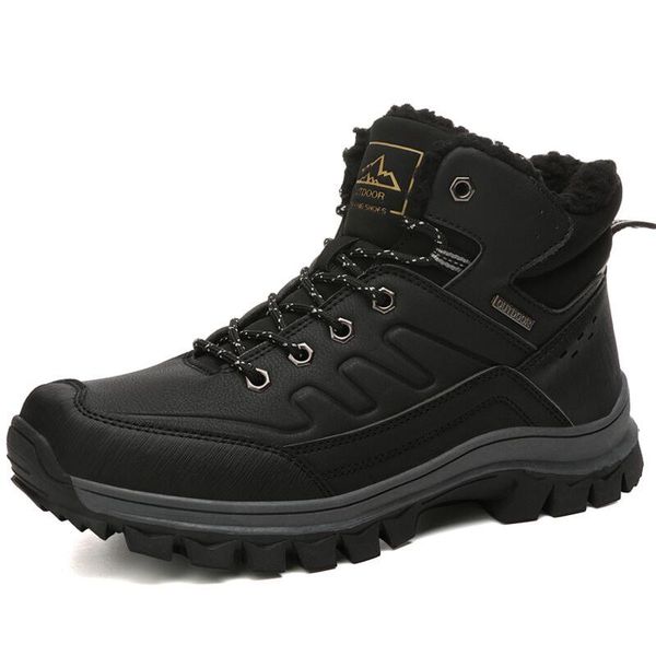 boots winter outdoor men plush keep warm shoes sneakers male casual ankle rubber anti-skidding work snow, Black
boots winter outdoor men plush keep warm shoes sneakers male casual ankle rubber anti-skidding work snow, Black