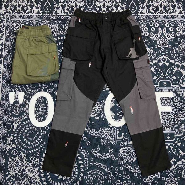 Men's Pants Travis Scott co TS 19fw Multi Pocket functional long sweatpants 0FD7, Black
Men's Pants Travis Scott co TS 19fw Multi Pocket functional long sweatpants 0FD7, Black