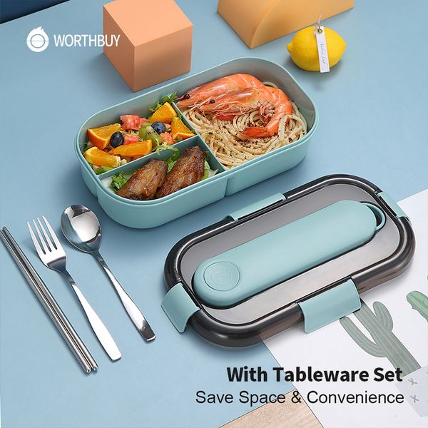 WORTHBUY unch Box For Kids Schoo Microwave Pastic Food Container With Compartment Tabeware Set eak-Proof Bento Box Food Box
WORTHBUY unch Box For Kids Schoo Microwave Pastic Food Container With Compartment Tabeware Set eak-Proof Bento Box Food Box