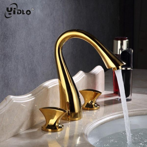 bathroom sink faucets creative basin faucet and cold water deck mount 3 pcs brushed nickel/black mixer taps two handles d1
bathroom sink faucets creative basin faucet and cold water deck mount 3 pcs brushed nickel/black mixer taps two handles d1
