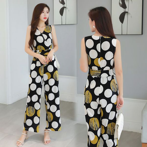 summer new high waist slimming belt jumpsuit female 2021 korean style wide leg pants overalls for women 2021, Black;white
summer new high waist slimming belt jumpsuit female 2021 korean style wide leg pants overalls for women 2021, Black;white