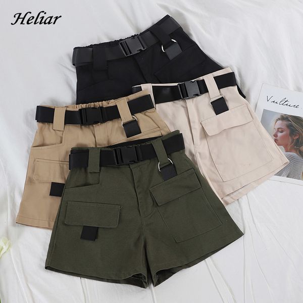women wide leg cargo shorts spring autumn street wear casual high waist short with pockets fashion 210518, White;black
women wide leg cargo shorts spring autumn street wear casual high waist short with pockets fashion 210518, White;black