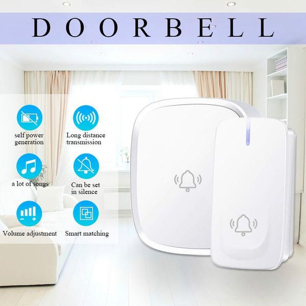 doorbells self generation doorbell wireless home smart electronic remote control long distance no battery cordless
doorbells self generation doorbell wireless home smart electronic remote control long distance no battery cordless
