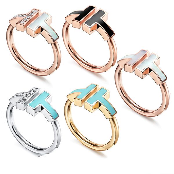 925 silver t home ring letter double opening epoxy inlaid stone jewelry thickened bottom electroplating fashion trend, Golden;silver
925 silver t home ring letter double opening epoxy inlaid stone jewelry thickened bottom electroplating fashion trend, Golden;silver