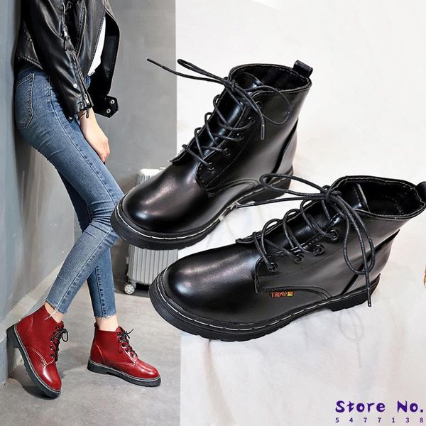 shoes low heels booties fashion boots woman for women lace up round toe ladies punk rock rubber autumn 2021 mid, Black
shoes low heels booties fashion boots woman for women lace up round toe ladies punk rock rubber autumn 2021 mid, Black