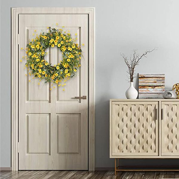 decorative flowers & wreaths artificial daisy flower wreath home door garland for front wedding party hanging pendant decoration small fresh
decorative flowers & wreaths artificial daisy flower wreath home door garland for front wedding party hanging pendant decoration small fresh