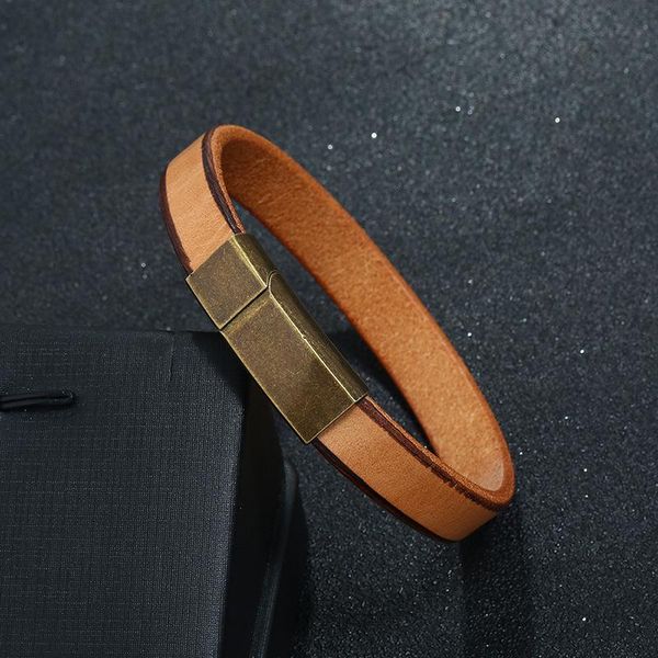 tennis men's trendy bracelet genuine leather bracelets male stainless steel magnet hand-woven wrap bangle jewelry, Golden;silver
tennis men's trendy bracelet genuine leather bracelets male stainless steel magnet hand-woven wrap bangle jewelry, Golden;silver