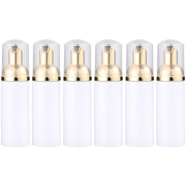 storage bottles & jars 6pcs creative 50ml pump bottle dispenser home travel bubble making (white, golden head)
storage bottles & jars 6pcs creative 50ml pump bottle dispenser home travel bubble making (white, golden head)