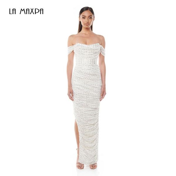 casual dresses 2021 summer fashion women's card shoulder fold slit slim floral long dress celebrity banquet club party vestidos, Black;gray
casual dresses 2021 summer fashion women's card shoulder fold slit slim floral long dress celebrity banquet club party vestidos, Black;gray