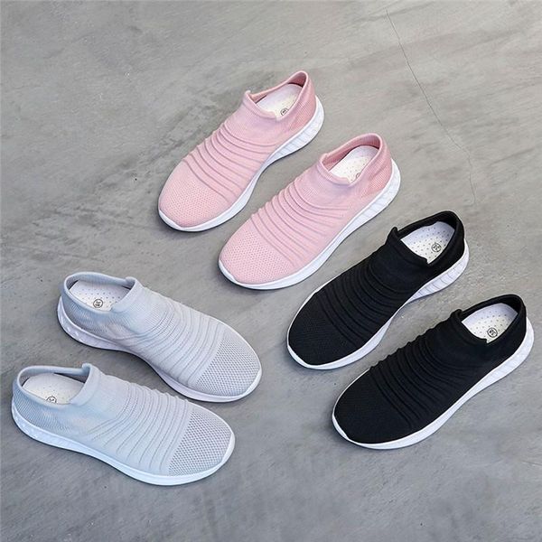 comfort women sneakers mesh solid non-slip sock vulcanize shoes casual student running sapato feminino sandals, Black
comfort women sneakers mesh solid non-slip sock vulcanize shoes casual student running sapato feminino sandals, Black