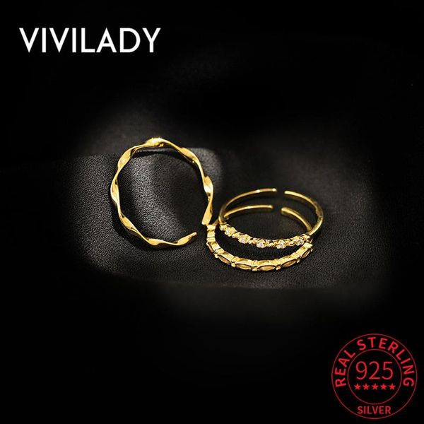 cluster rings vivilady 13# 100% 925 sterling silver minimalist opened round zircon women charm ring chic three style female party fine jewel, Golden;silver
cluster rings vivilady 13# 100% 925 sterling silver minimalist opened round zircon women charm ring chic three style female party fine jewel, Golden;silver