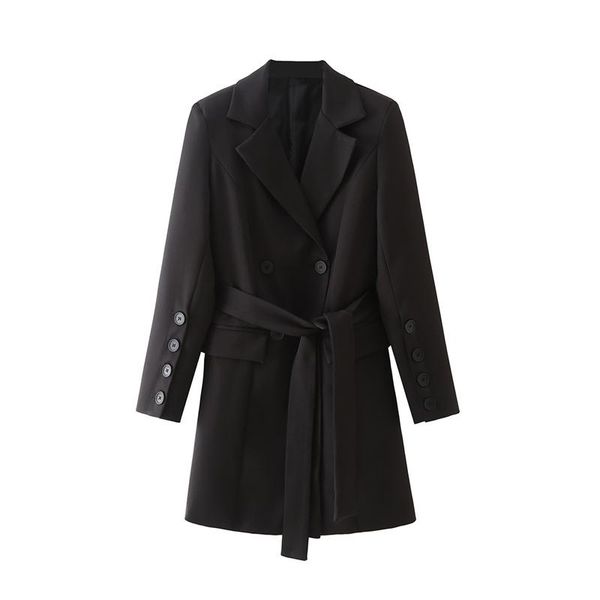 women's suits & blazers woman minimalist black basic sahses blazer 2021 autumn female solid double breasted ladies long sleeve lacing o, White;black
women's suits & blazers woman minimalist black basic sahses blazer 2021 autumn female solid double breasted ladies long sleeve lacing o, White;black