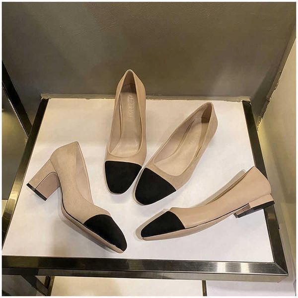 dress shoes sandals 2021 single color matching women wear high heels with thick and, Black
dress shoes sandals 2021 single color matching women wear high heels with thick and, Black