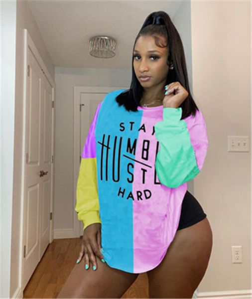 womens contrast letters pattern hoodies fashion long sleeve pullover clothing designer female casual loose round neck sweatshirts, Black
womens contrast letters pattern hoodies fashion long sleeve pullover clothing designer female casual loose round neck sweatshirts, Black