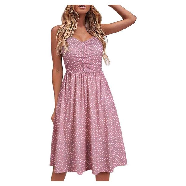 casual dresses vintage dot polka print women v neck a line dress summer sleeveless sundress lady party shirred swing midi vestidos, Black;gray
casual dresses vintage dot polka print women v neck a line dress summer sleeveless sundress lady party shirred swing midi vestidos, Black;gray
