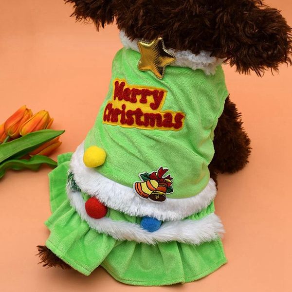 dog apparel christmas tree dress clothes warm pet girl princess coat merry clothing for small puppy chihuahua
dog apparel christmas tree dress clothes warm pet girl princess coat merry clothing for small puppy chihuahua