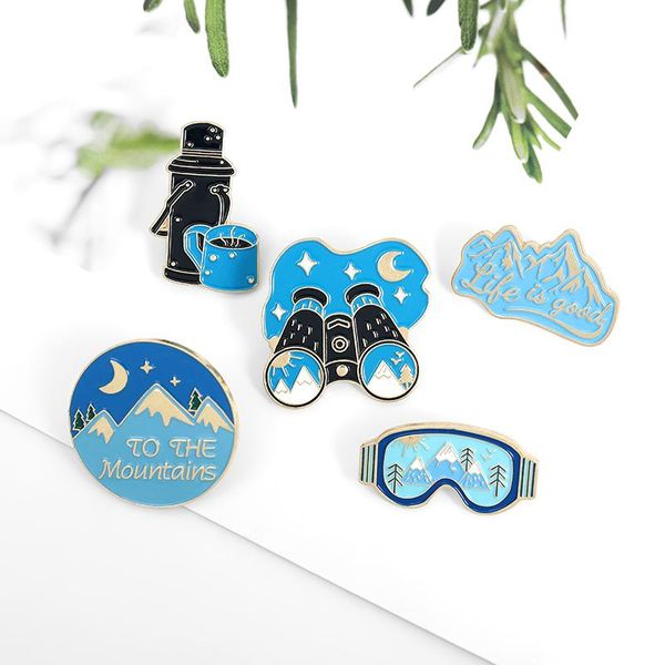 pins, brooches camping hiking series brooch pins let's go badge telescope kettle goggles outing supplies enamel jewelry gift friends, Gray
pins, brooches camping hiking series brooch pins let's go badge telescope kettle goggles outing supplies enamel jewelry gift friends, Gray