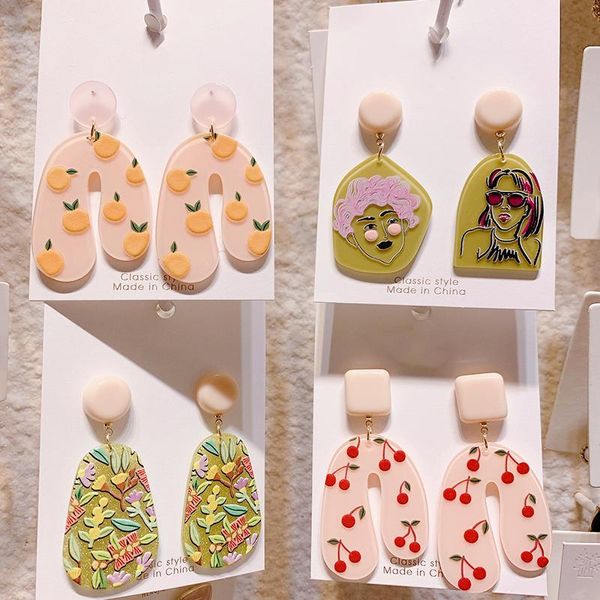 dangle & chandelier 2021 hyperbole orange cherry acrylic geometric irregular u-shape pendant drop earrings for women colorful holiday jewelr, Silver
dangle & chandelier 2021 hyperbole orange cherry acrylic geometric irregular u-shape pendant drop earrings for women colorful holiday jewelr, Silver