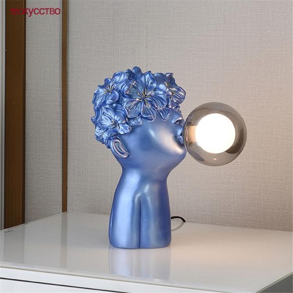 table lamps nordic art deco blue boys resin glass bubble led lamp for kids bedroom creative dining room bar study desk standing lights
table lamps nordic art deco blue boys resin glass bubble led lamp for kids bedroom creative dining room bar study desk standing lights