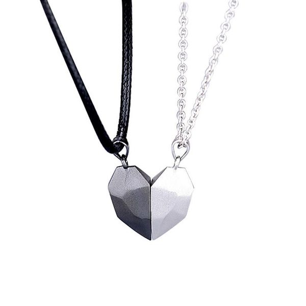 chains 1 pcs/ pairs magnetic heart pendant copper rope chain couple necklace for women men gift jewelry, Silver
chains 1 pcs/ pairs magnetic heart pendant copper rope chain couple necklace for women men gift jewelry, Silver