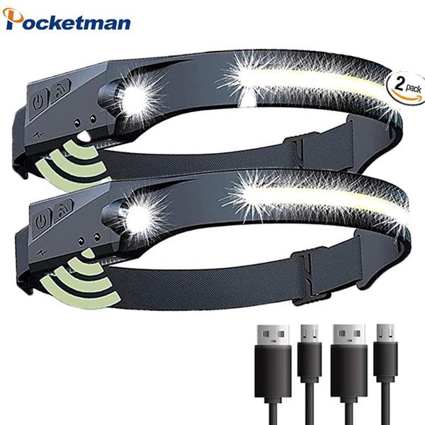 headlamps cob led headlamp usb rechargeable headlight waterproof head torch built-in battery motion sensor lamp
headlamps cob led headlamp usb rechargeable headlight waterproof head torch built-in battery motion sensor lamp