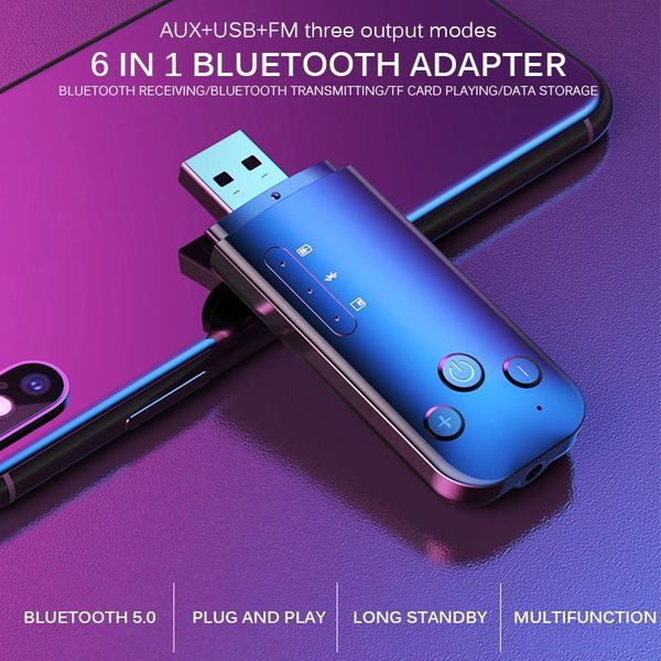 portable multifunctional bluetooth adapter compact 5.0 receiver transmitter for tv pc wireless car speaker remote controlers
portable multifunctional bluetooth adapter compact 5.0 receiver transmitter for tv pc wireless car speaker remote controlers