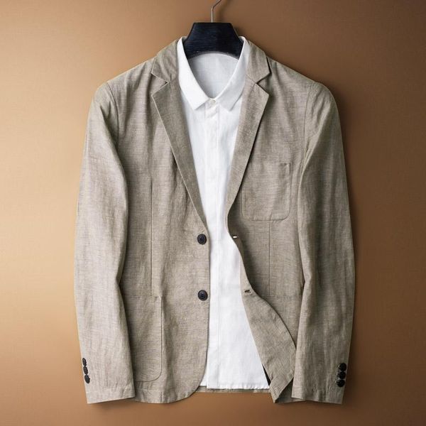 men's suits & blazers linen blazer mens suit jacket for men autumn full sleeve koreal style size m-4xl5xl, White;black
men's suits & blazers linen blazer mens suit jacket for men autumn full sleeve koreal style size m-4xl5xl, White;black
