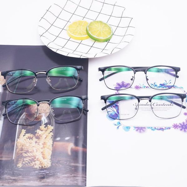 fashion sunglasses frames metal tr mixed eyebrow frame retro simple square anti-blue plastic steel glasses, Black
fashion sunglasses frames metal tr mixed eyebrow frame retro simple square anti-blue plastic steel glasses, Black