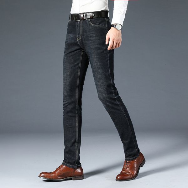 men's jeans mens solid color thin straight youth business casual pants male plus size slim fit denim trousers snf6, Blue
men's jeans mens solid color thin straight youth business casual pants male plus size slim fit denim trousers snf6, Blue