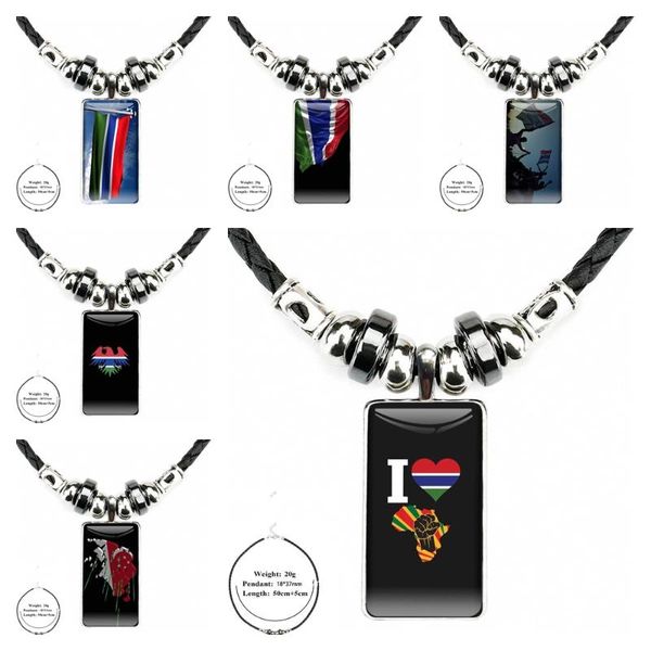 pendant necklaces steel color glass cabochon with rectangle shaped choker black hematite necklace gambia flag other country flags retail, Silver
pendant necklaces steel color glass cabochon with rectangle shaped choker black hematite necklace gambia flag other country flags retail, Silver