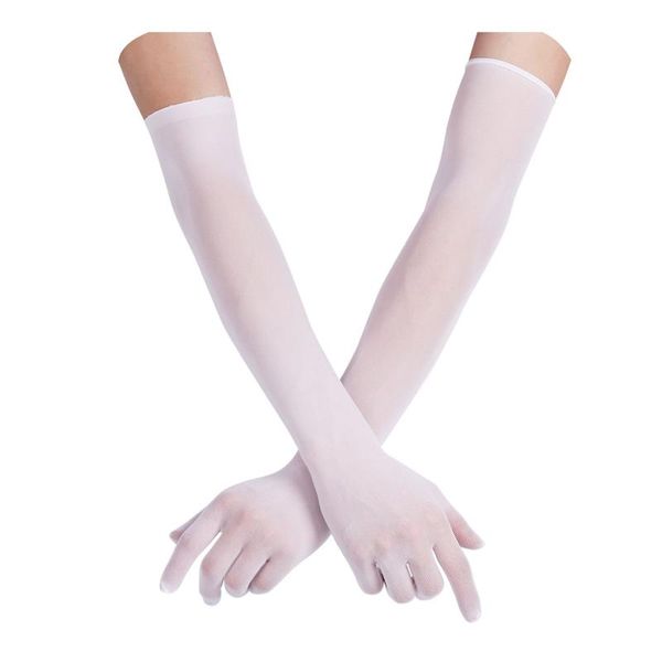 five fingers gloves women' evening party smooth pantyhose tight stocking sheer seamles long goves mittens sunscreen bride glove, Blue;gray 
five fingers gloves women' evening party smooth pantyhose tight stocking sheer seamles long goves mittens sunscreen bride glove, Blue;gray