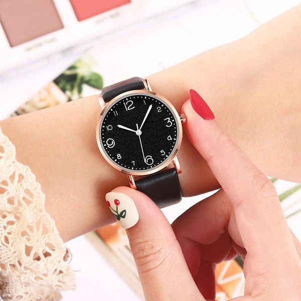 wristwatches fashion simple leather strap women quartz wristwatch number dial ladies casual dress watch, Slivery;brown
wristwatches fashion simple leather strap women quartz wristwatch number dial ladies casual dress watch, Slivery;brown