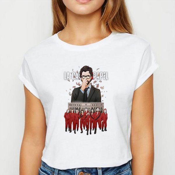 la casa de papel young men t shirt and womens ladies girls short sleeve spring summer harajuku casual avant garde, White;black
la casa de papel young men t shirt and womens ladies girls short sleeve spring summer harajuku casual avant garde, White;black