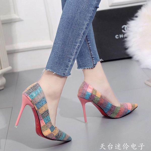 dress shoes plus size 34-42 2021 spell color women pump high heels single female summer patent leather wedding party woman gladiator, Black
dress shoes plus size 34-42 2021 spell color women pump high heels single female summer patent leather wedding party woman gladiator, Black