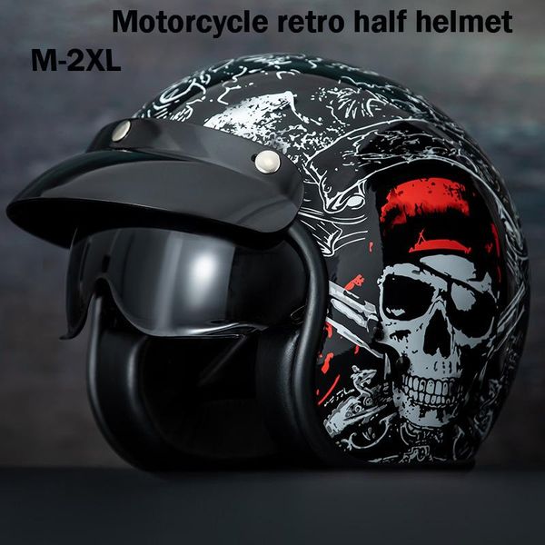motorcycle helmets half-helmet retro helmet 4 season with endoscope bubble mirror moto bicycle enduro motocross
motorcycle helmets half-helmet retro helmet 4 season with endoscope bubble mirror moto bicycle enduro motocross