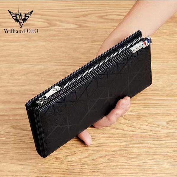 brand men's wallet business striped clutch leather purse for male fashion man card holder with zipper phone bag wallets, Red;black
brand men's wallet business striped clutch leather purse for male fashion man card holder with zipper phone bag wallets, Red;black