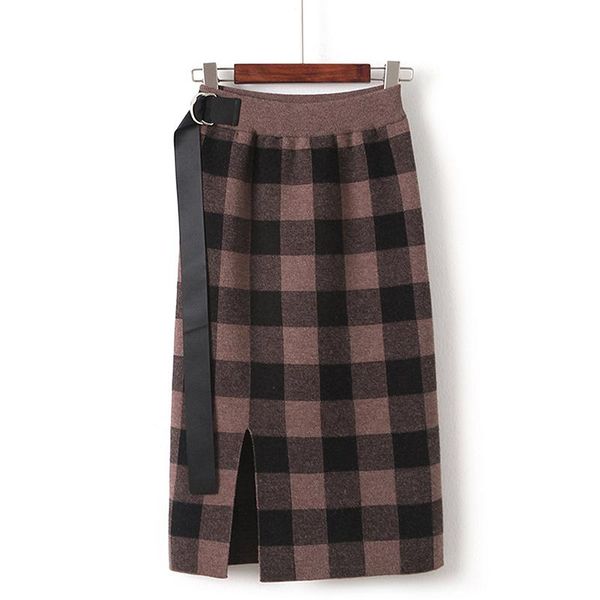 skirts 2021 winter high waist split knitted midi skirt fashion plaid pencil womens harajuku streetwear jupe femme, Black
skirts 2021 winter high waist split knitted midi skirt fashion plaid pencil womens harajuku streetwear jupe femme, Black