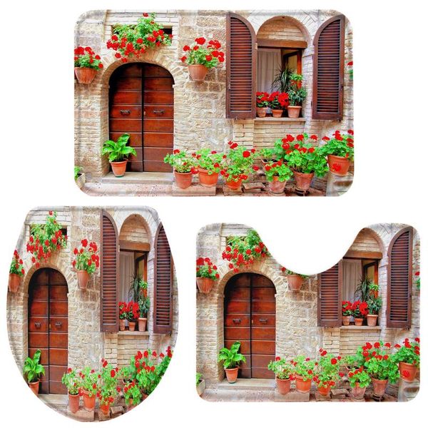 bath accessory set italy house flower european style bathroom toilet cover mat pedestal rug non-slip accessories doormat
bath accessory set italy house flower european style bathroom toilet cover mat pedestal rug non-slip accessories doormat