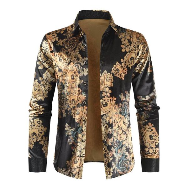 men's casual shirts vintage loose mens short sleeve ethnic style flower pattern printing button lapel shirt men 2021 spring fashion bea, White;black
men's casual shirts vintage loose mens short sleeve ethnic style flower pattern printing button lapel shirt men 2021 spring fashion bea, White;black
