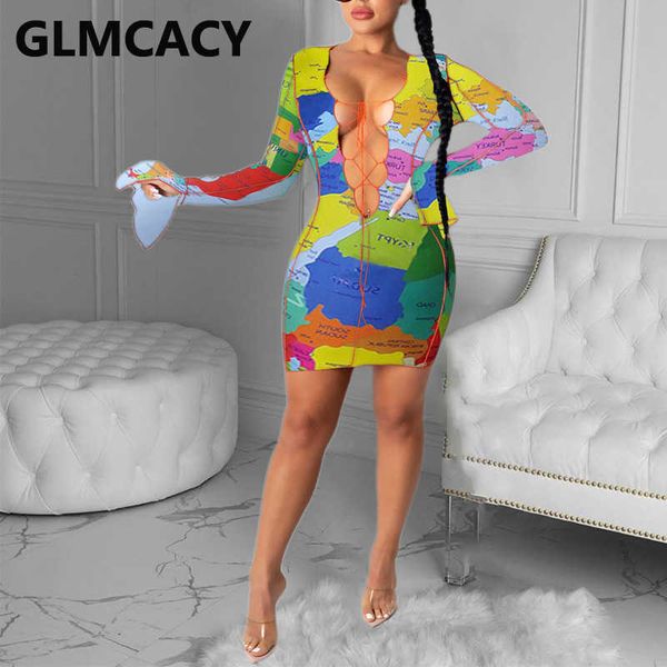 women map printed bodycon dress long sleeve lace upfront dresses 210702, Black;gray
women map printed bodycon dress long sleeve lace upfront dresses 210702, Black;gray