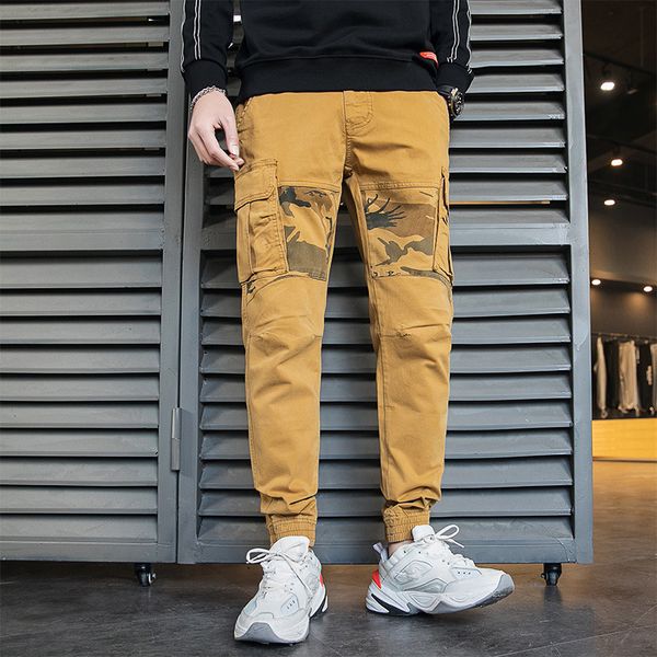 men's jeans male multiple cargo pockets hare thin, casual male slacks, joggers pants, harajuku, pants., Blue
men's jeans male multiple cargo pockets hare thin, casual male slacks, joggers pants, harajuku, pants., Blue