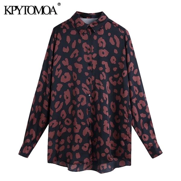 women fashion animal print loose blouses vintage long sleeve button-up female shirts blusas chic 210420, White
women fashion animal print loose blouses vintage long sleeve button-up female shirts blusas chic 210420, White