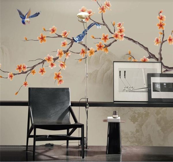 wallpapers xue su large custom mural wallpaper chinese style hand-painted plum tv background decorative painting
wallpapers xue su large custom mural wallpaper chinese style hand-painted plum tv background decorative painting