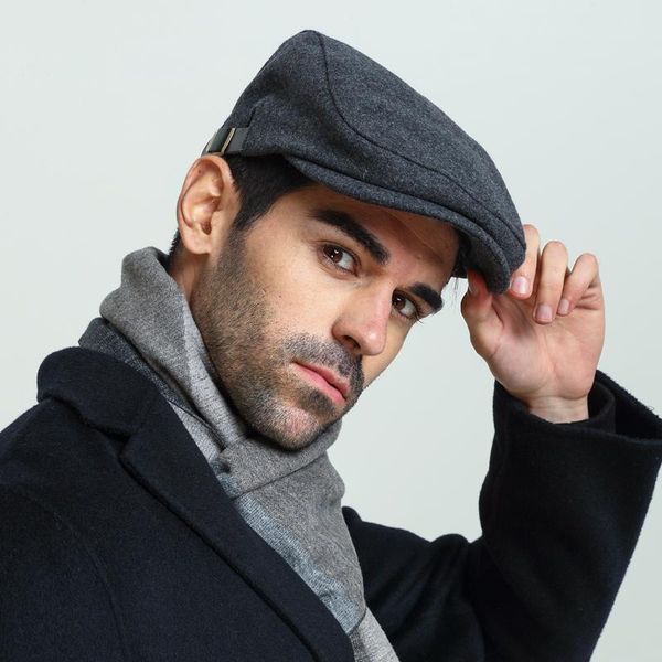 berets autumn and winter wool beret man casual herringbone hat men's driving cap retro style wild octagonal, Blue;gray
berets autumn and winter wool beret man casual herringbone hat men's driving cap retro style wild octagonal, Blue;gray