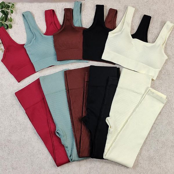 yoga outfit fitness suit set workout clothes for women ribbed sports clothing gym leggings sport crop two piece training wear
yoga outfit fitness suit set workout clothes for women ribbed sports clothing gym leggings sport crop two piece training wear