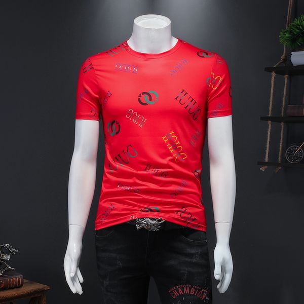 short-sleeved t-shirt men's summer tight elastic cotton round neck solid color thin section handsome wild sports bottoming shirt, White;black
short-sleeved t-shirt men's summer tight elastic cotton round neck solid color thin section handsome wild sports bottoming shirt, White;black