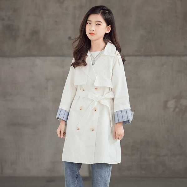 coat girls long jacket white color teenage trench coats kids casual style childrens' windbreaker spring autumn clothing 6 8 10 12 14y, Blue;gray
coat girls long jacket white color teenage trench coats kids casual style childrens' windbreaker spring autumn clothing 6 8 10 12 14y, Blue;gray