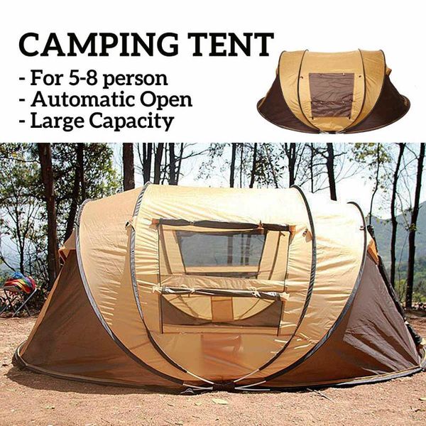 tents and shelters 5-8 people fully automatic camping tent windproof waterproof -up family outdoor instant setup 4 season
tents and shelters 5-8 people fully automatic camping tent windproof waterproof -up family outdoor instant setup 4 season