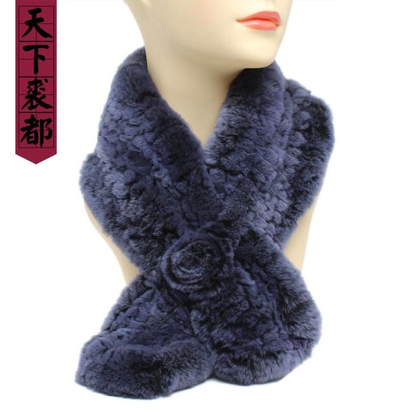 scarves winter female real rex fur women warm natural muffler lady knit genuine scarf wholesale retail, Blue;gray
scarves winter female real rex fur women warm natural muffler lady knit genuine scarf wholesale retail, Blue;gray