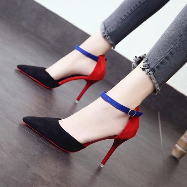 sandals 2021 fashion women pointed toe pumps mixed colors high fine heel party shoes heels zapat #8, Black
sandals 2021 fashion women pointed toe pumps mixed colors high fine heel party shoes heels zapat #8, Black